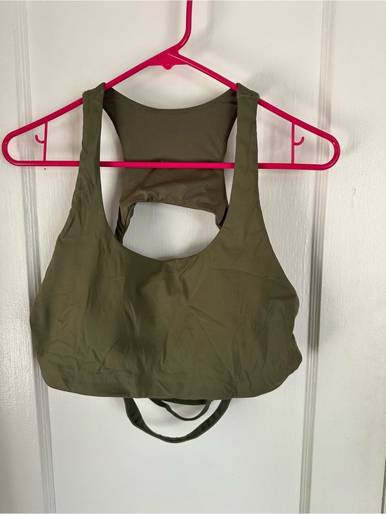 lululemon athletica Other - lululemon athletica Olive Green Racerback Sports Bra